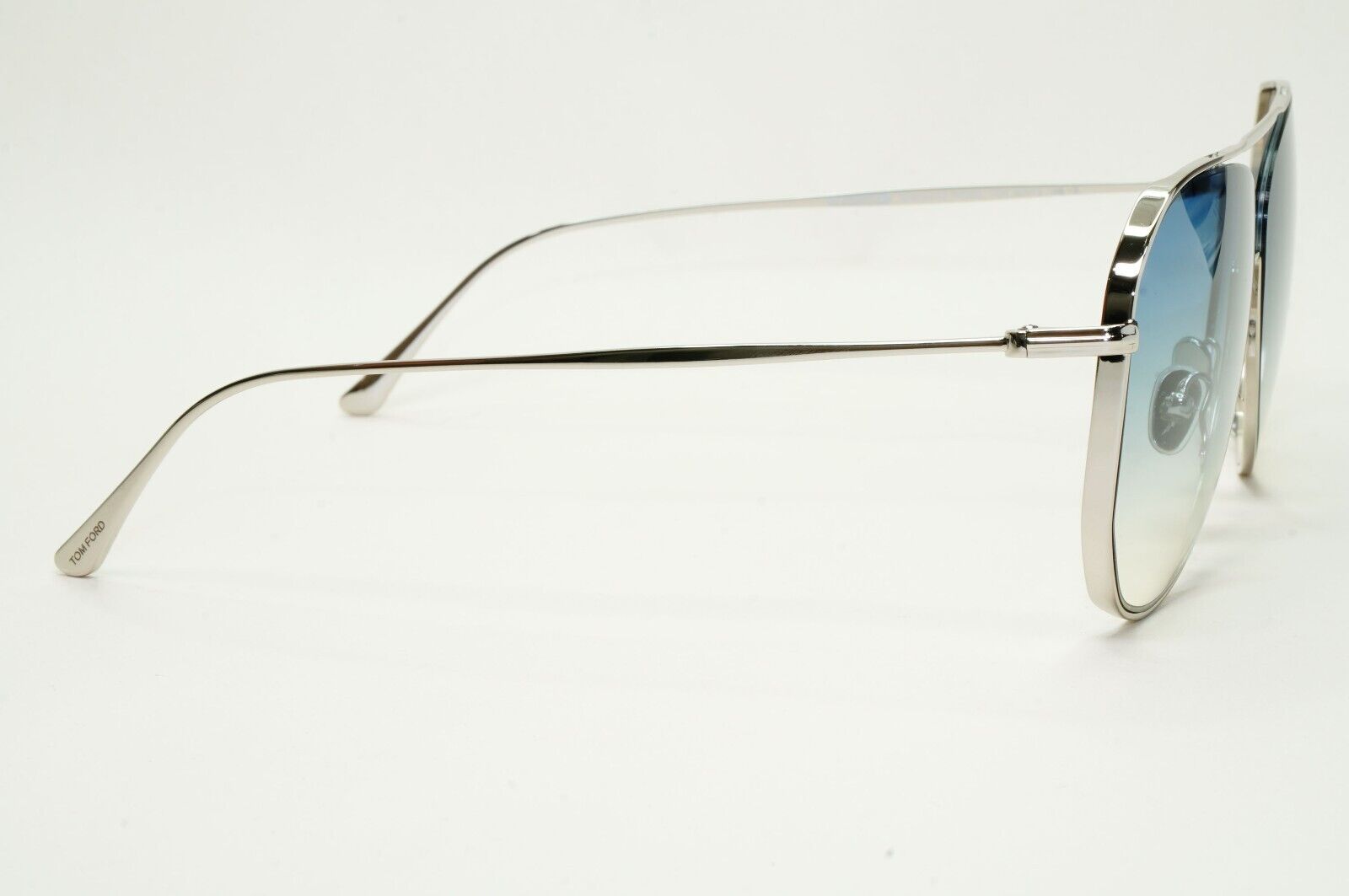 Tom Ford Sunglasses Charles-02 Silver Blue Gradient Square FT0853 TF 853 16W
