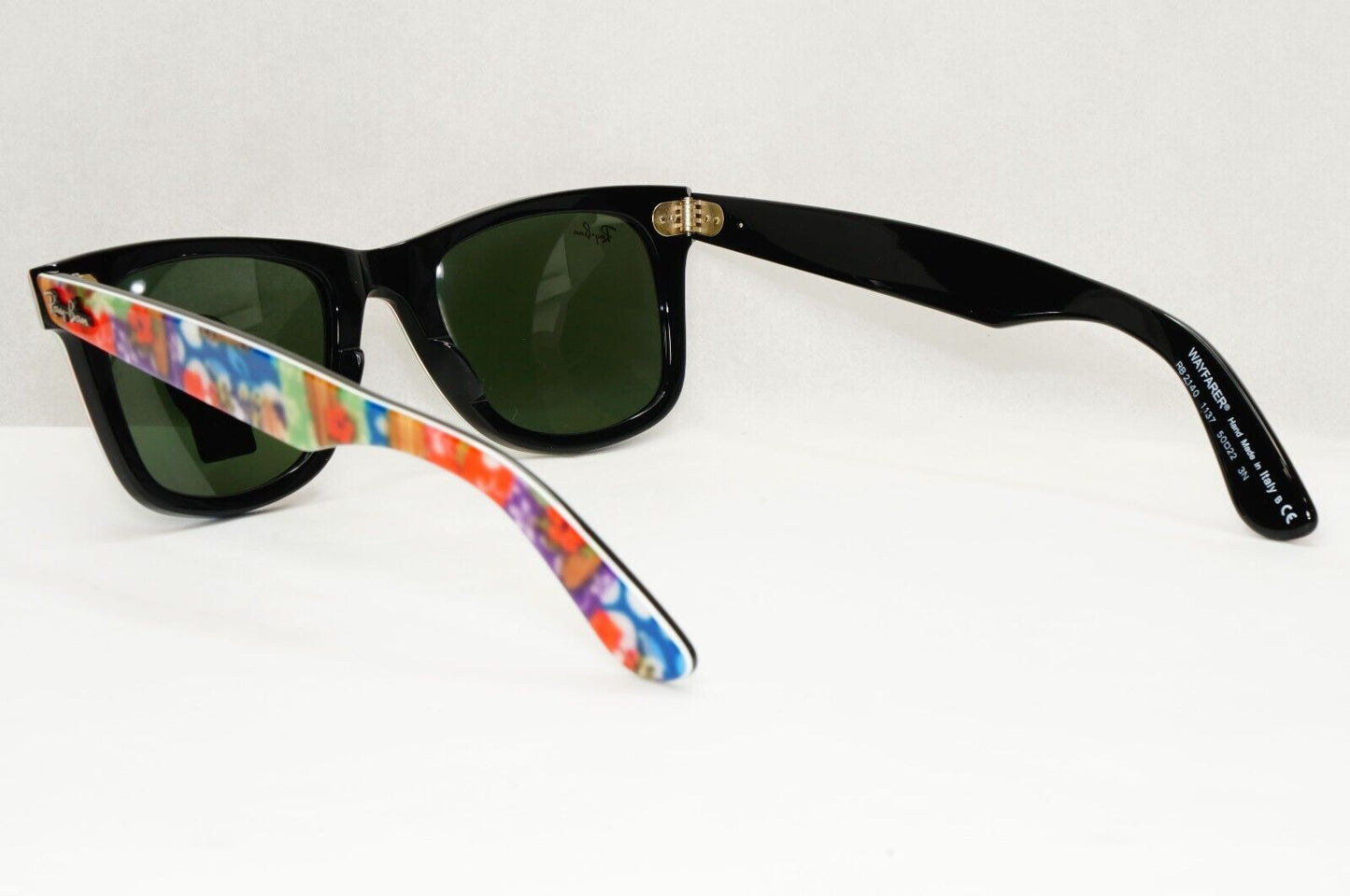 Ray-Ban Sunglasses Wayfarer Rare Prints Special Series 1 Flowers RB 2140 1137