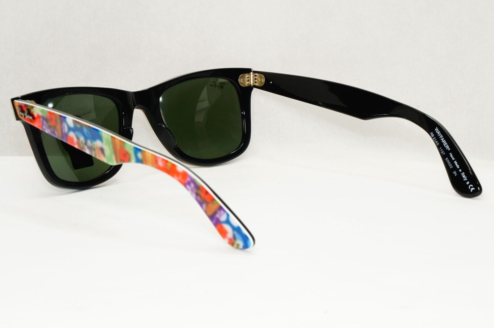 Ray-Ban Sunglasses Wayfarer Rare Prints Special Series 1 Flowers RB 2140 1137