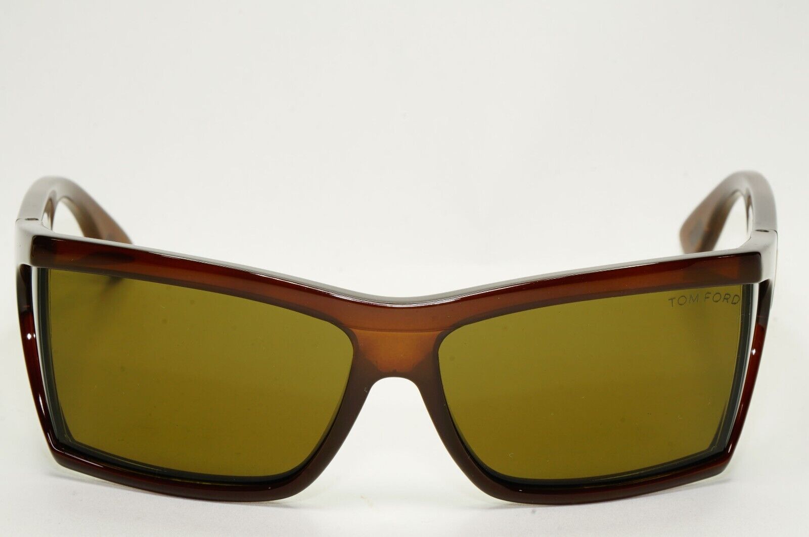 Tom Ford Sunglasses Sasha Dark Brown Square Side Window FT0401 TF 401 48E 59mm