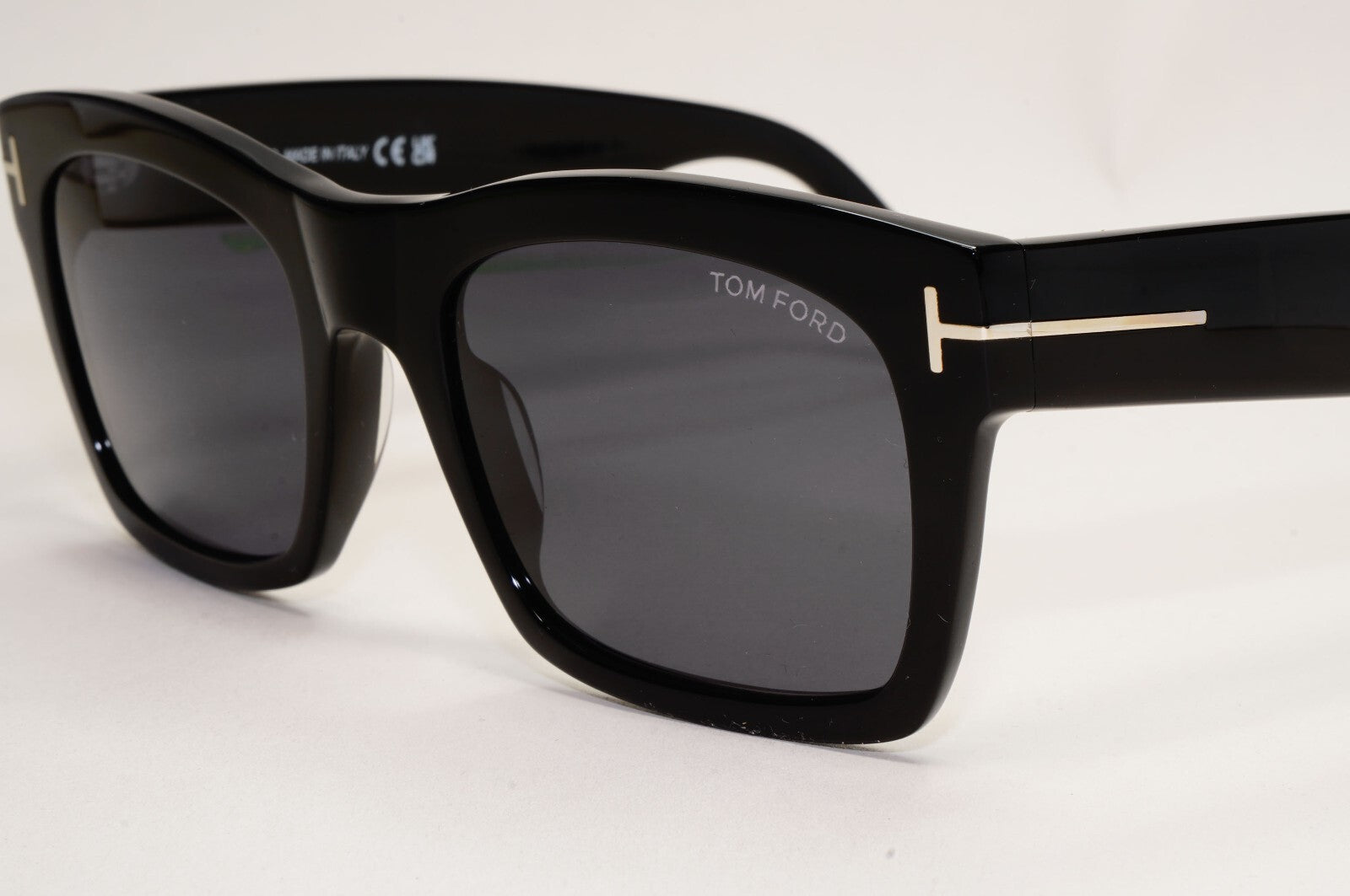 Tom Ford Sunglasses Black Glossy Square Gold Nico FT1062 TF 1062 01A 56mm [A]