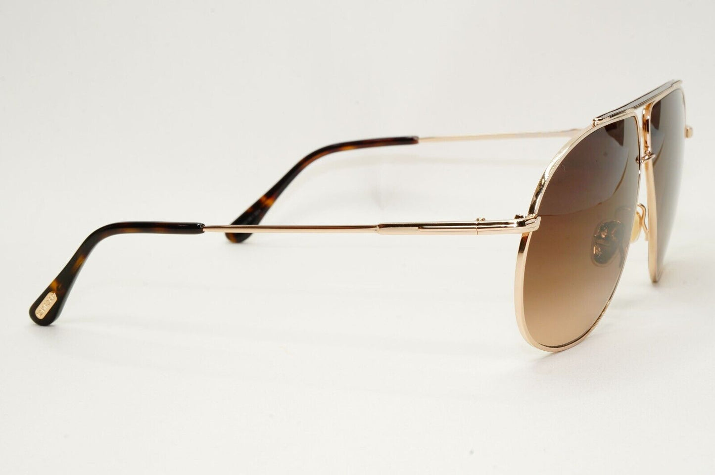 Tom Ford Sunglasses Riley-02 Gold Pilot Brown Gradient Metal FT0825 TF 825 28F