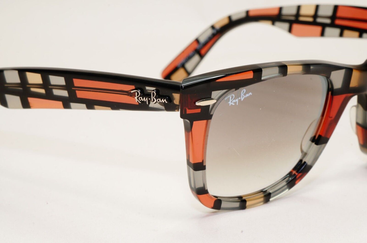 Ray-Ban Sunglasses Wayfarer Prints Series 6 Color Blocks RB 2140 1083/32 051124