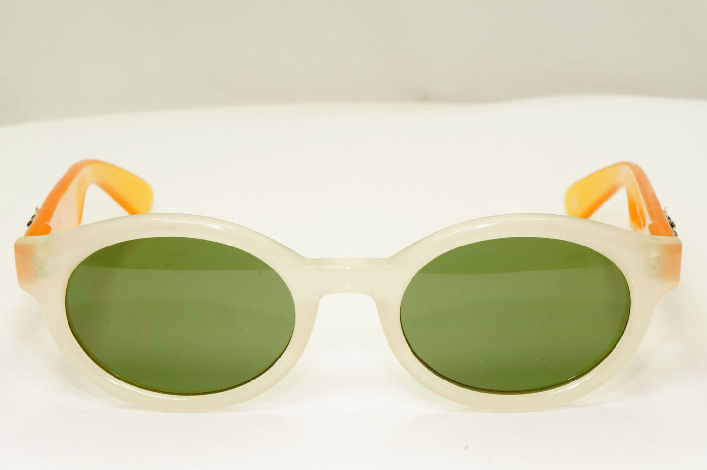 Versus 1995 Vintage Orange White Lion Sunglasses Gianni Versace MOD EF9 COL 445