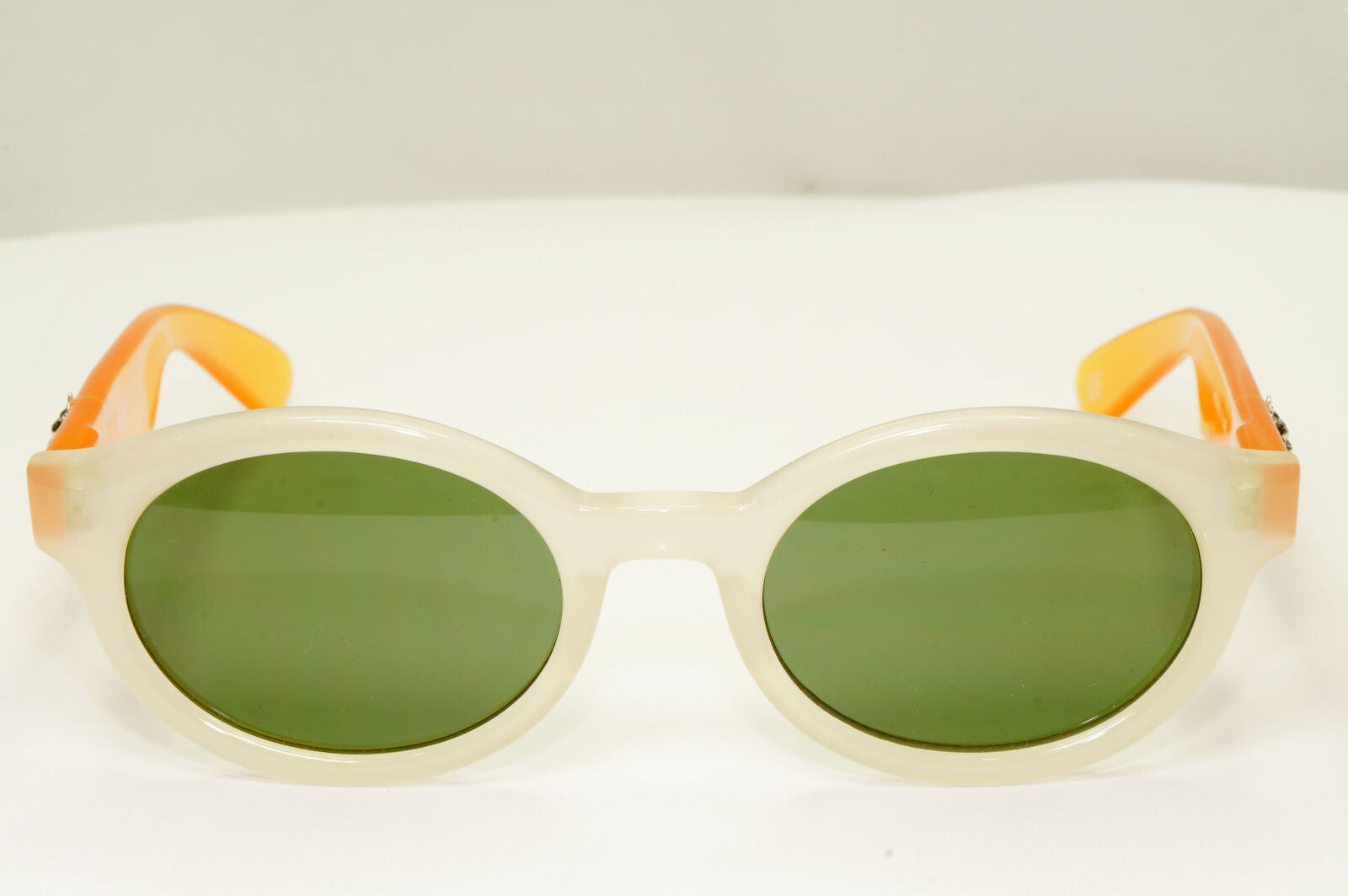 Versus 1995 Vintage Orange White Lion Sunglasses Gianni Versace MOD EF9 COL 445