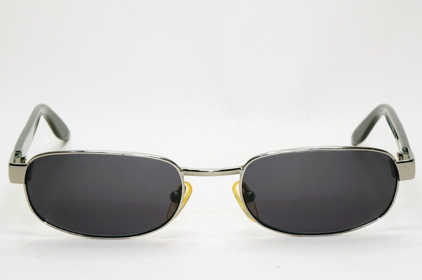 Gucci Sunglasses 1996 Vintage Black Silver Metal Rectangle GG 1639/S E4W 081124