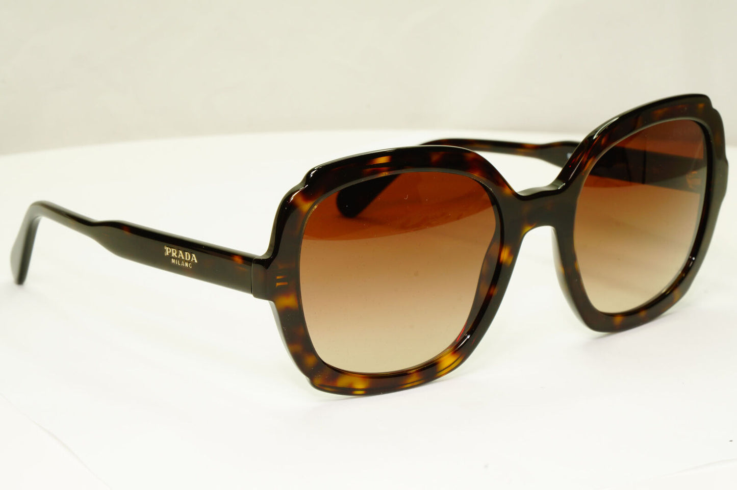 Prada Tortoise Milano Sunglasses Brown Gradient SPR SPR 16U 2AU-6S1 PR16US