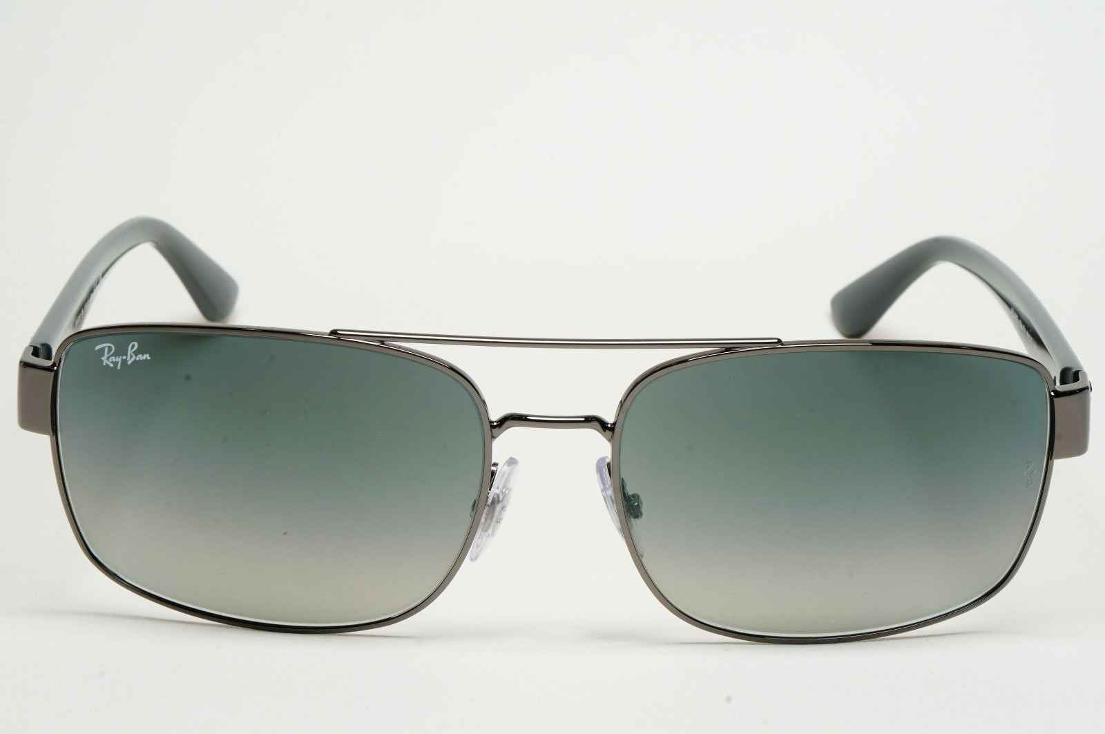 Ray-Ban Sunglasses Gunmetal Grey Square Pilot Navigator RB 3687 002/31 61mm