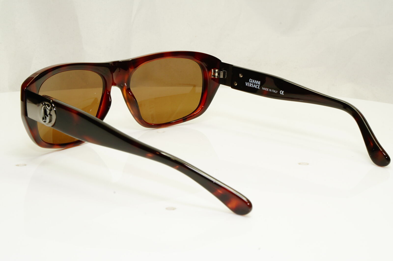 Gianni Versace 1996 Mens Vintage Brown Square Sunglasses GV MOD 464/M COL 900