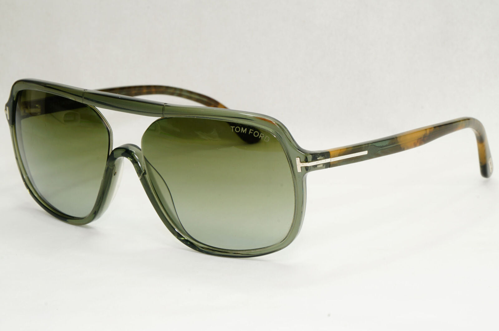 Tom Ford Sunglasses Robert Square Green Gradient Brown FT0442 TF 442  96B 070224