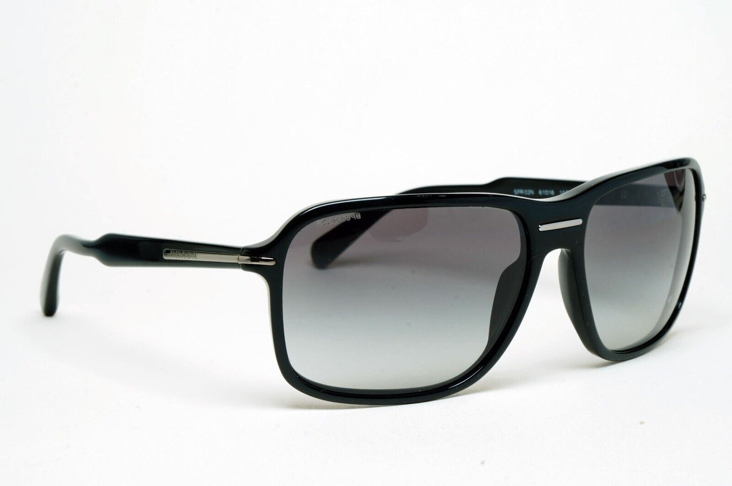 Prada Sunglasses 2011 Vintage Black Navigator Grey PR02NS SPR 02N 1AB-3M1 060125