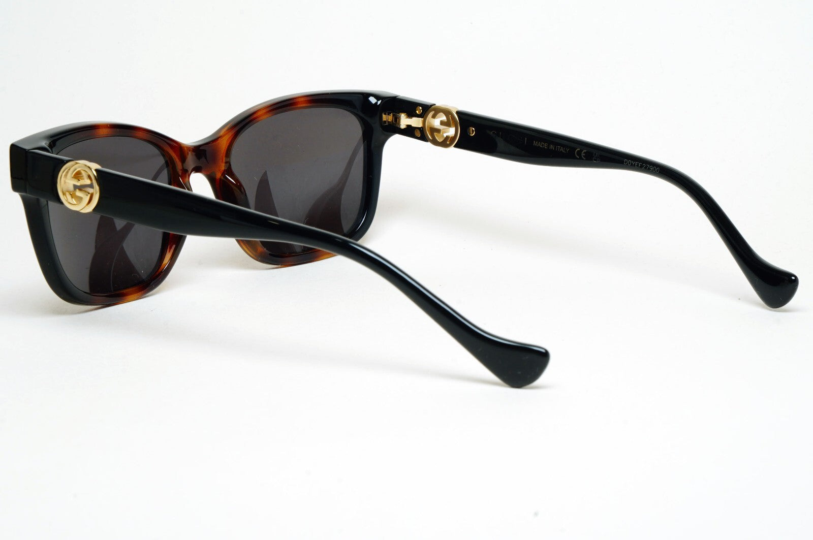 Gucci Sunglasses 2022 Black Brown Gold Square GG1025O 005 51mm 100325