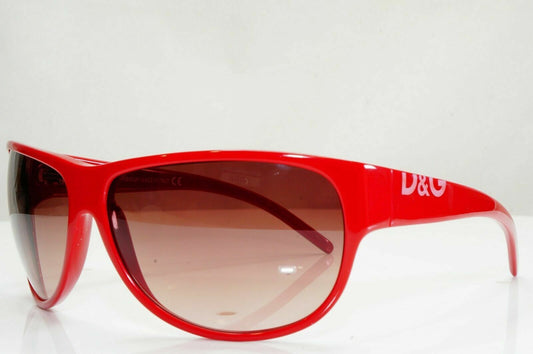 Authentic DOLCE & GABBANA Mens Womens Vintage Sunglasses Red DG 2213 482 27308