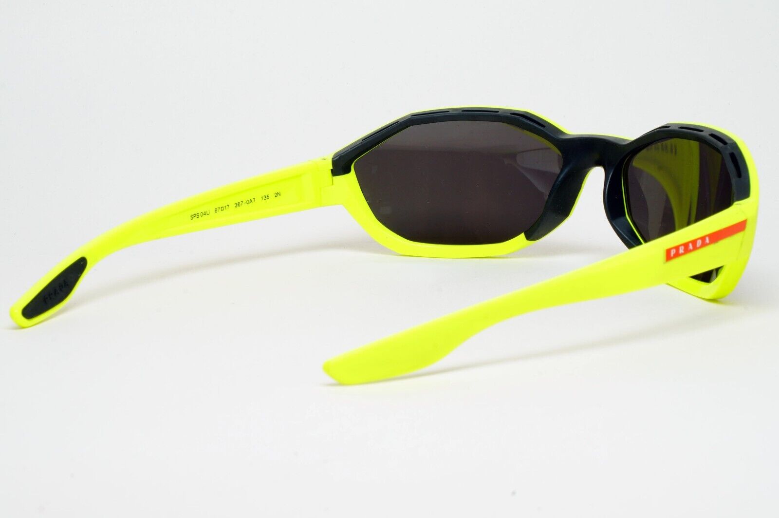 Prada Sunglasses Fluorescent Yellow Green Black PS04US SPS 04U 367-0A7 231124