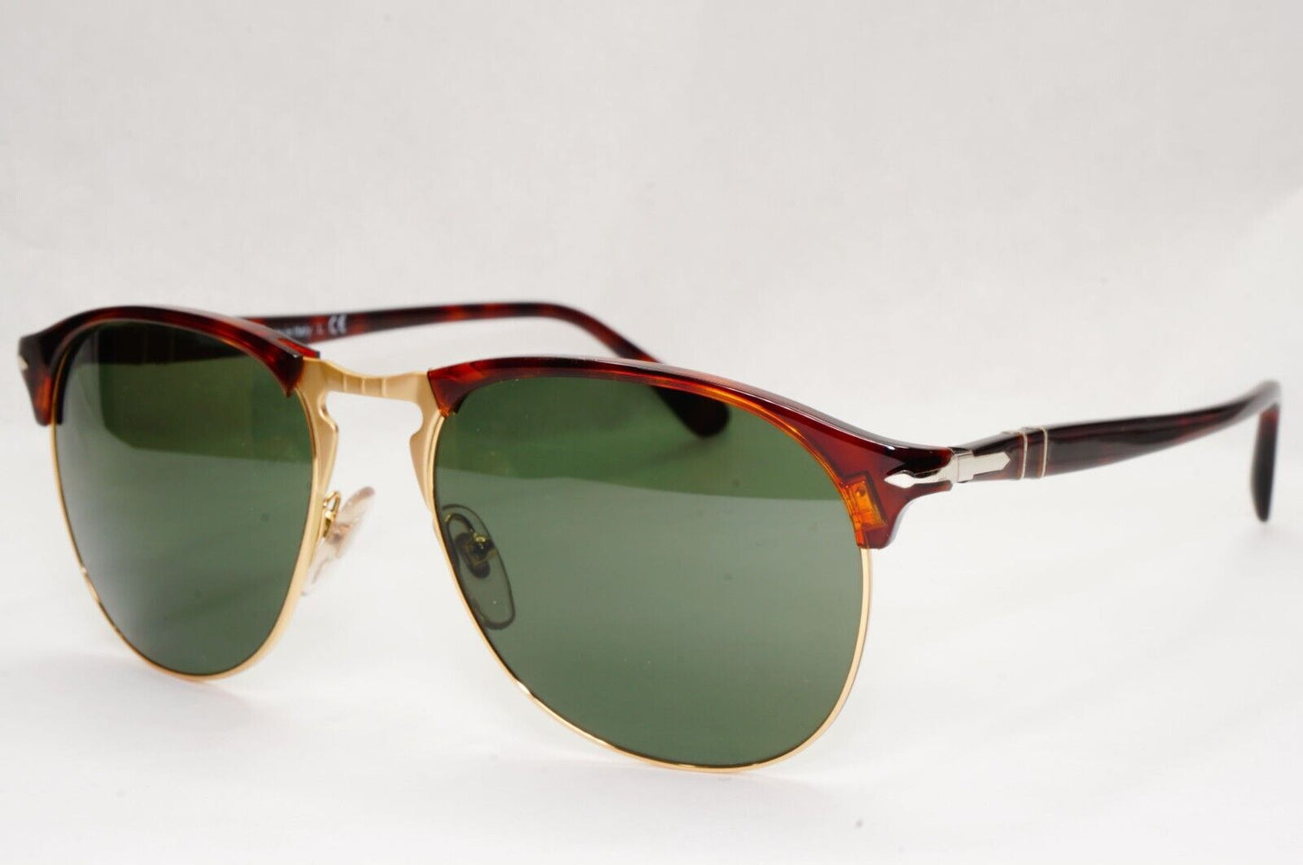 Persol Sunglasses 2015 Brown Tortoiseshell Green Grey Gold 8649-S 24/31 56mm
