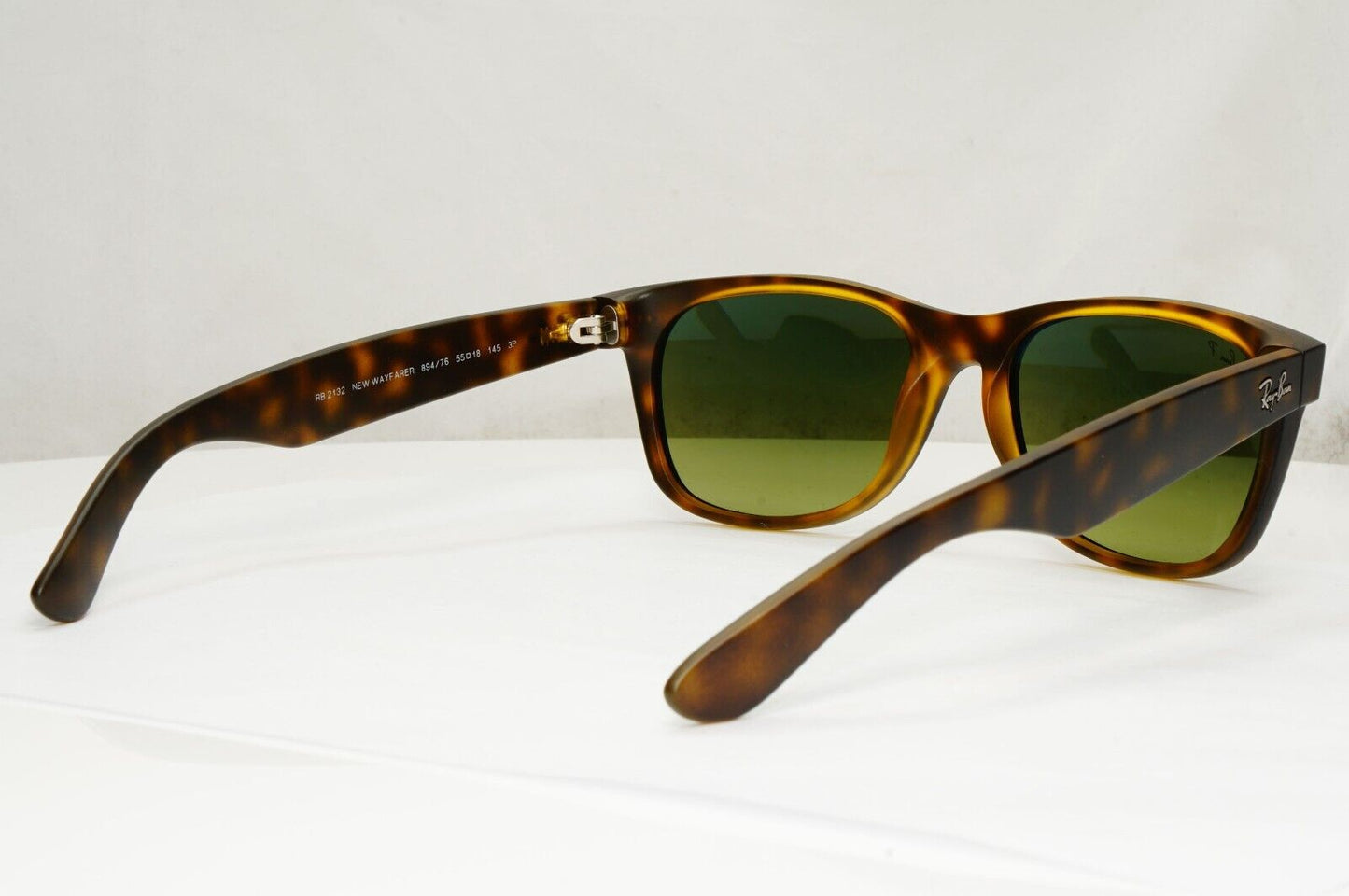 Ray-Ban Sunglasses Polarised New Wayfarer Matte Havana RB 2132  894/76 55mm