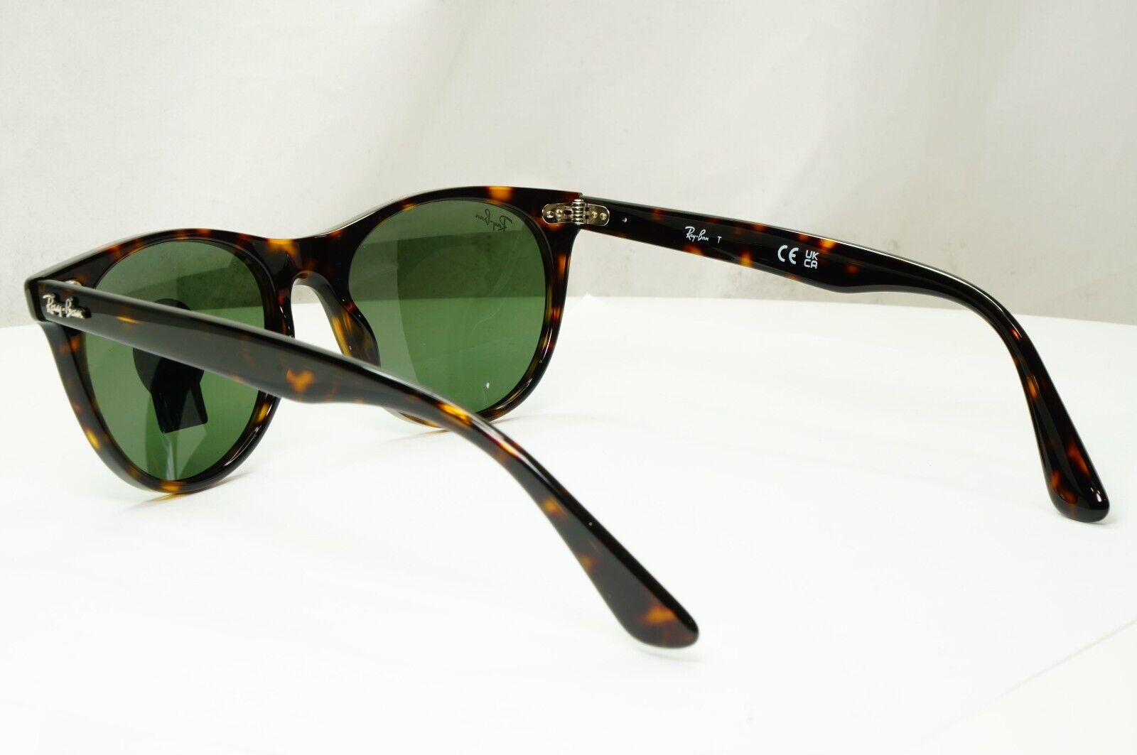 Ray-Ban Sunglasses Wayfarer II Brown Tortoiseshell G15 Green RB 2185 902/31 52mm