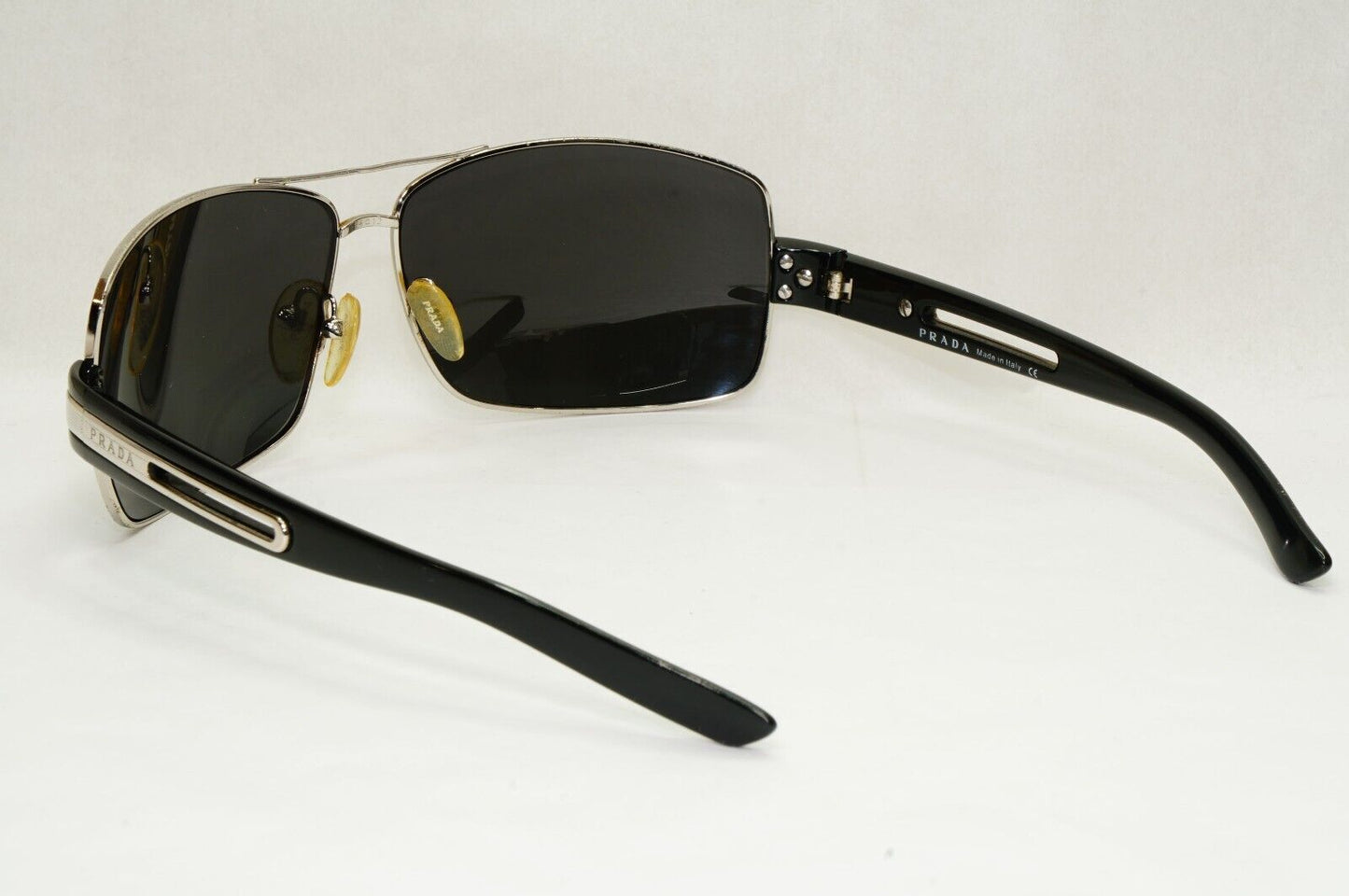 Prada Sunglasses 2011 Vintage Wrap Black Silver PR54IS SPR 54I 1BC-3M1 121223