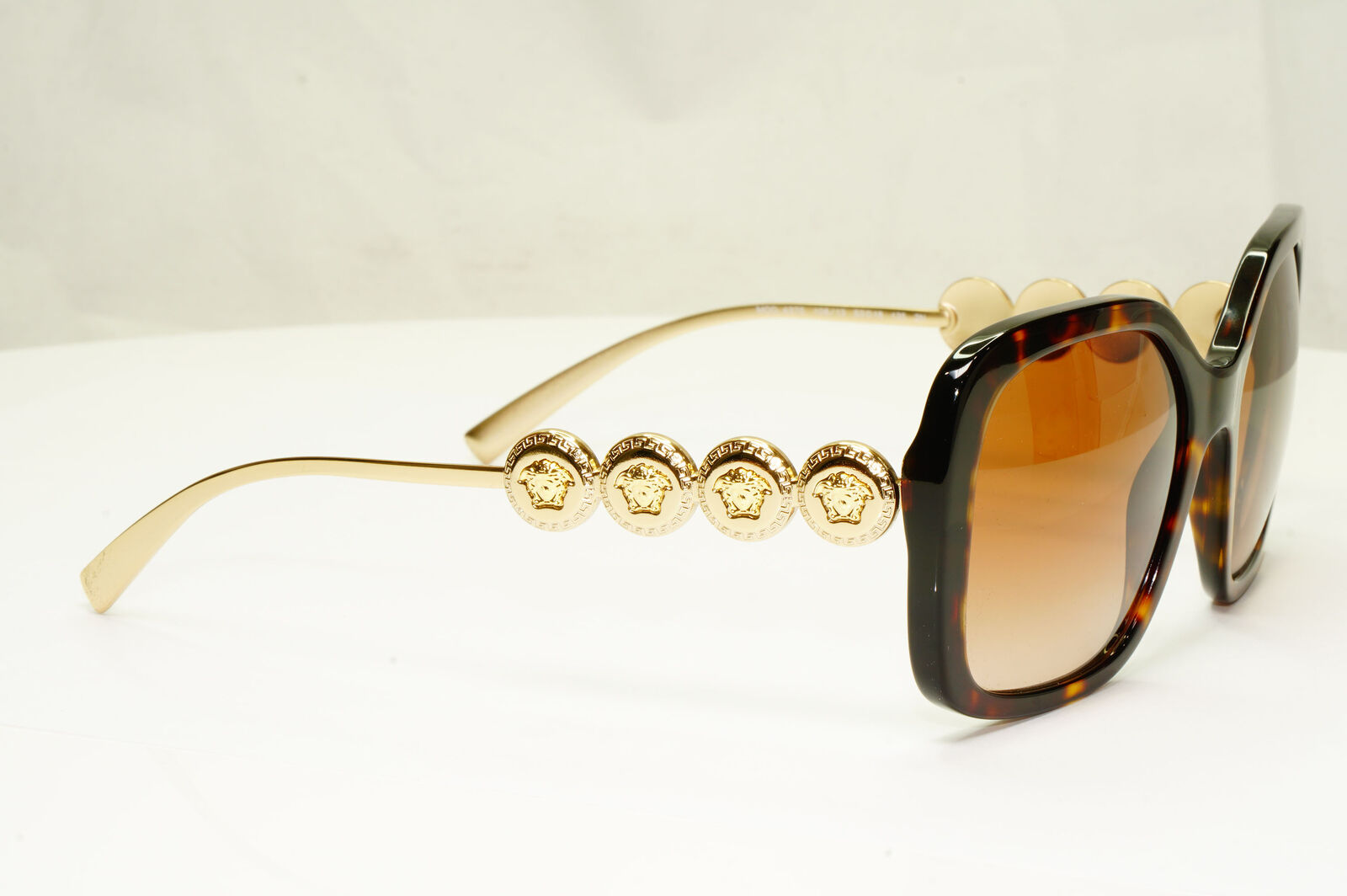 Authentic Versace Womens Square Sunglasses Gold Medusa MOD 4375 108/13