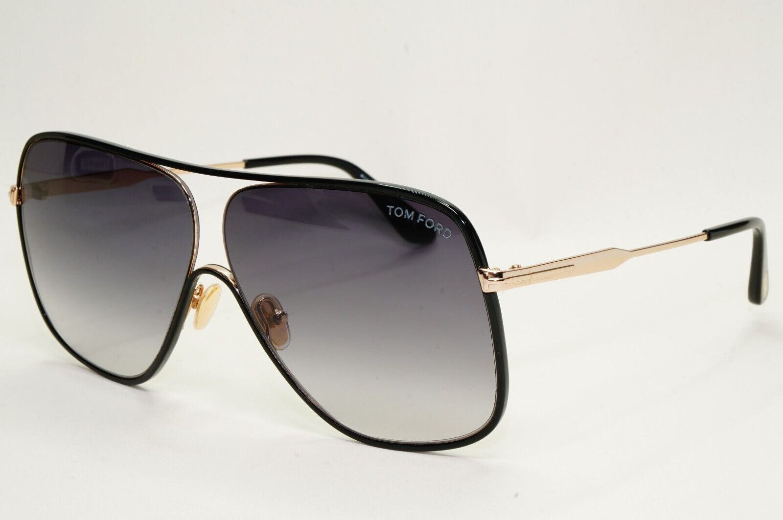 Tom Ford Sunglasses Brady Black Gold Grey Oversized Square FT0841 TF 841 28B