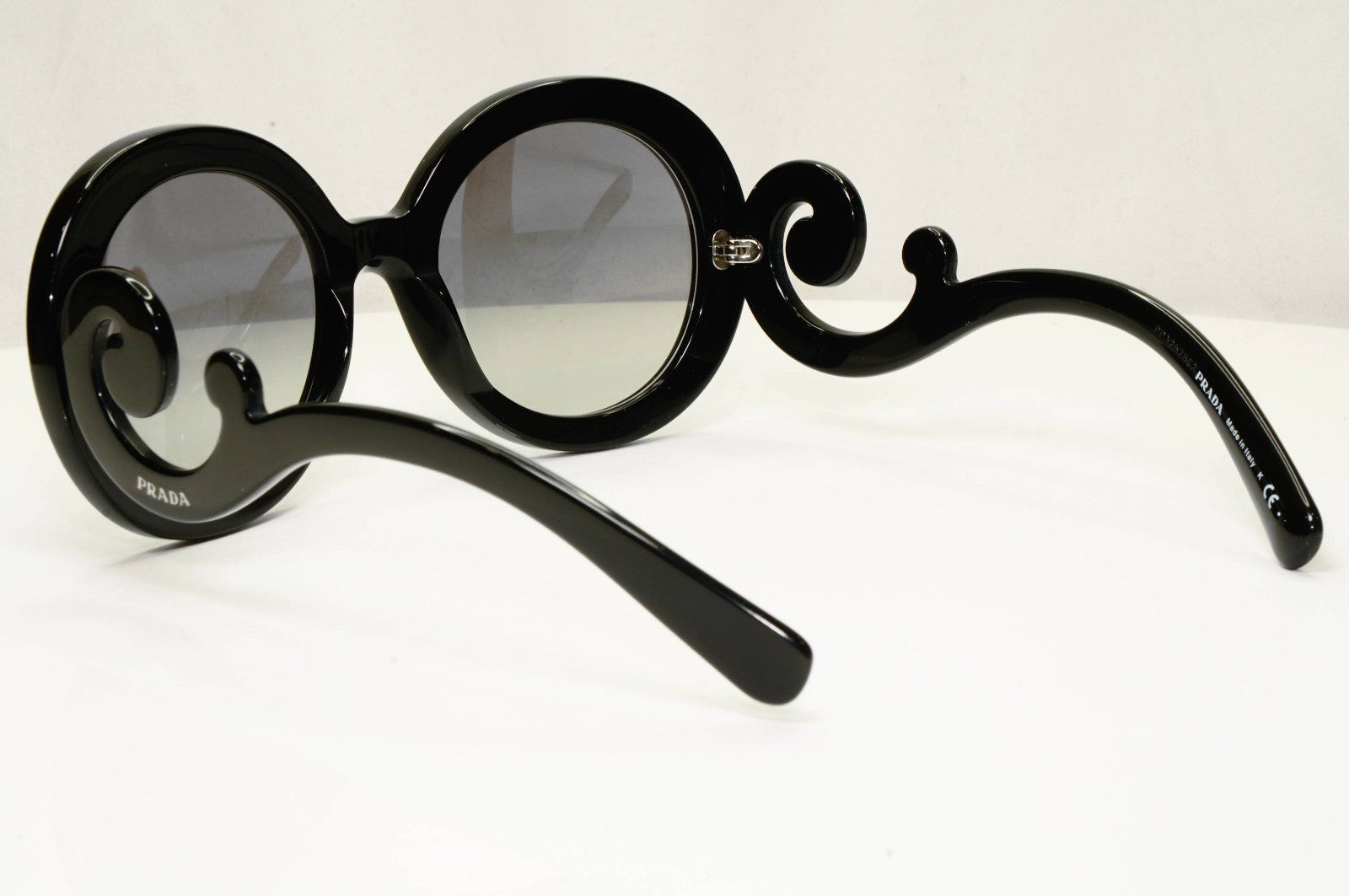 Prada Sunglasses Swirl Baroque 2016 Round Black PR27NS SPR 27N 1AB-3M1 55mm