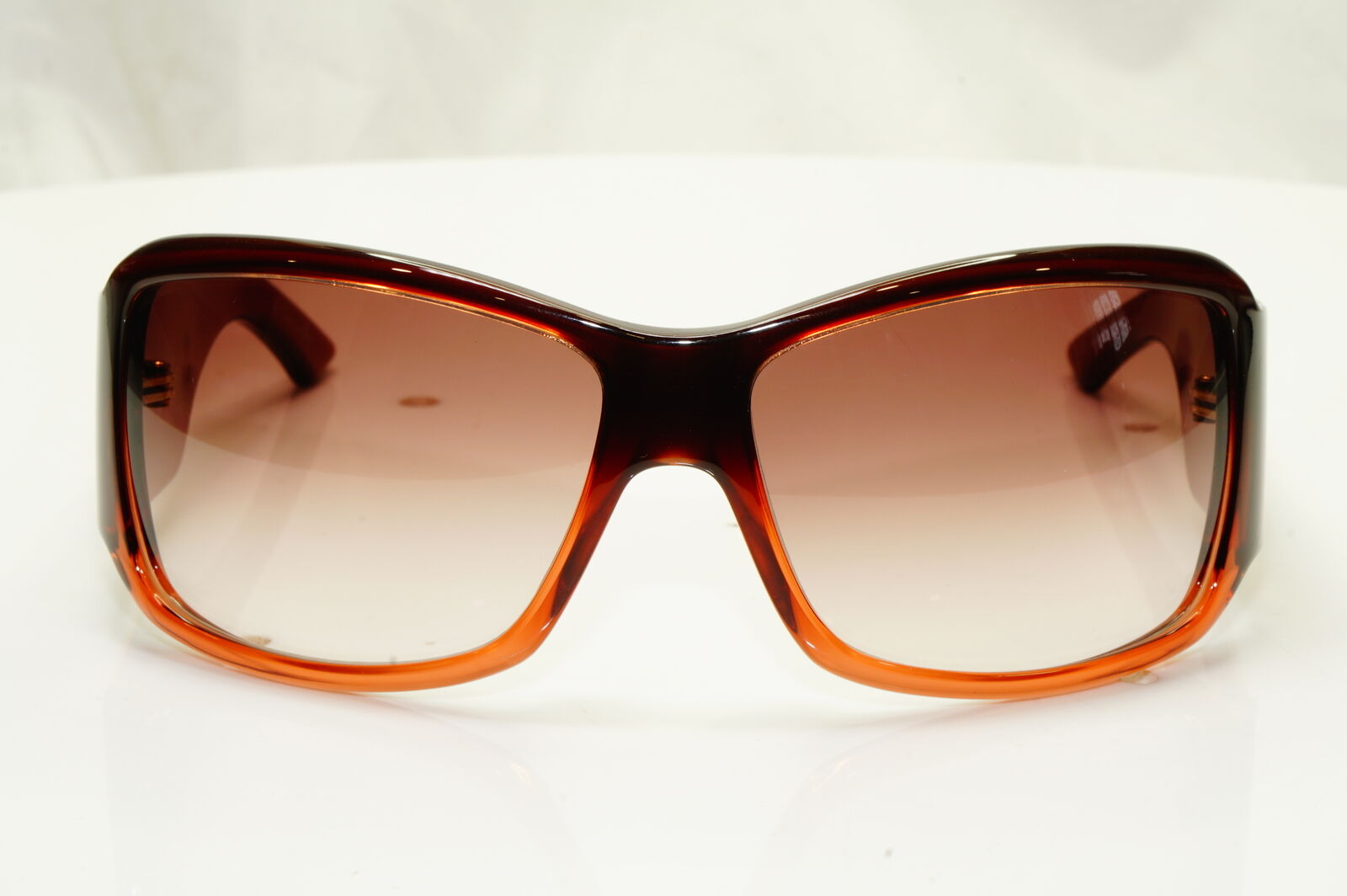 Authentic Dior Womens Rectangle Sunglasses Brown Havana Gold Shaded 1 QJPS2