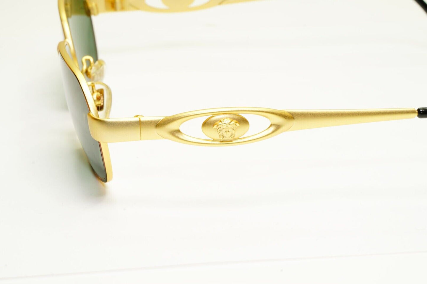 Gianni Versace 1996 Vintage Mens Metal Gold Medusa Sunglasses MOD S81 COL 14M
