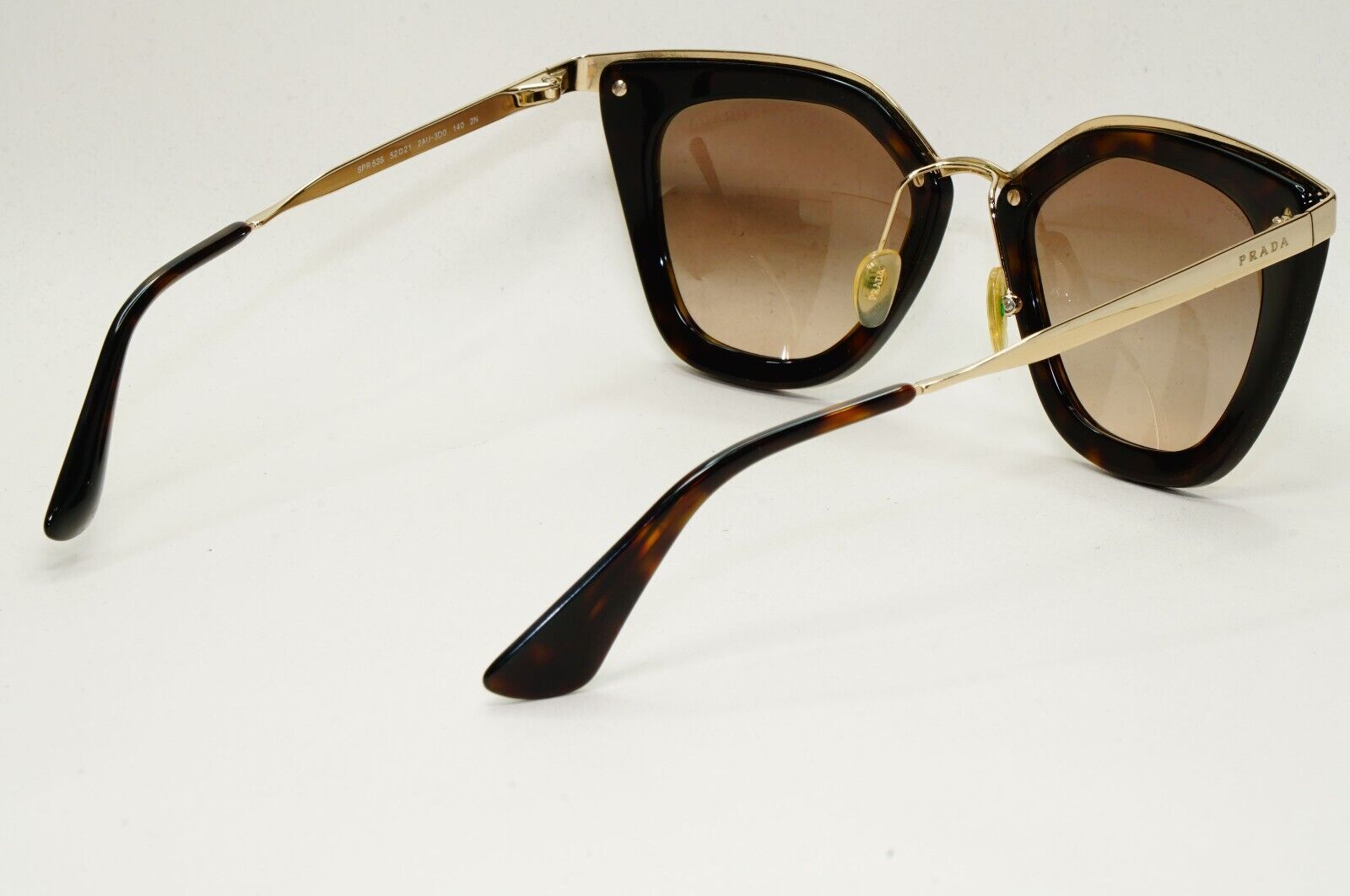 Prada Sunglasses Cinema Gold Brown Tortoise Square PR53SS SPR 53S 2AU-3D0 171024