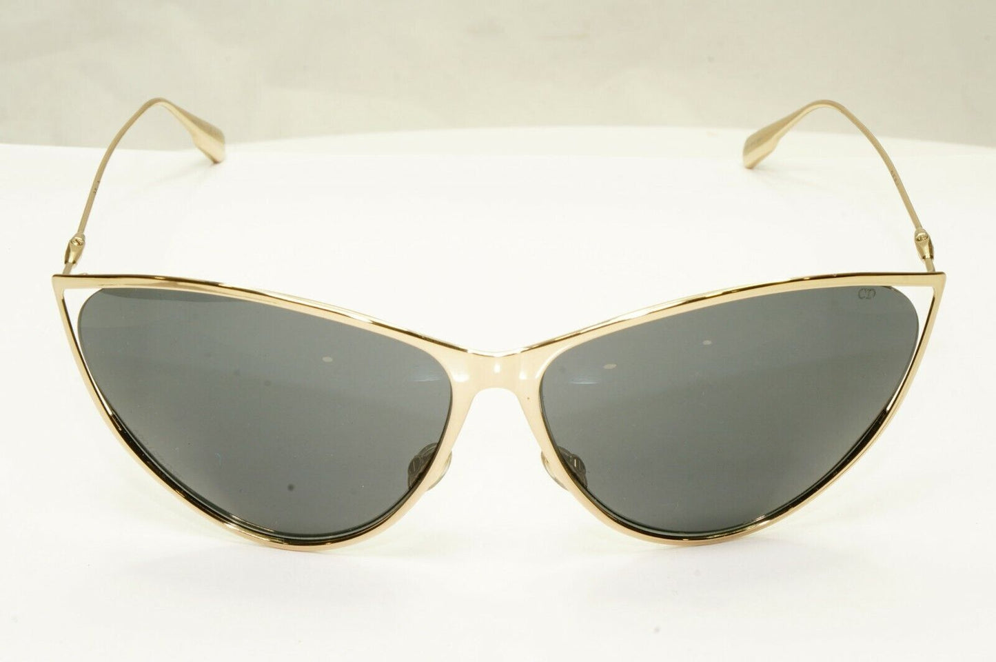 Dior Gold Black Sunglasses Metal Large Designer Womens Fashion New Motard J5GIR