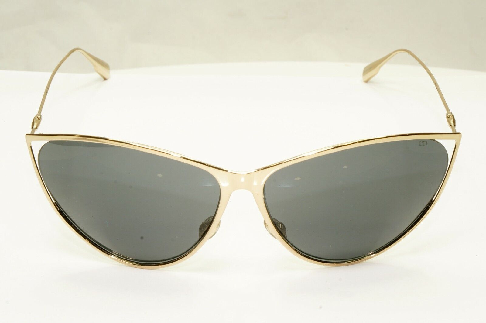 Dior Gold Black Sunglasses Metal Large Designer Womens Fashion New Motard J5GIR