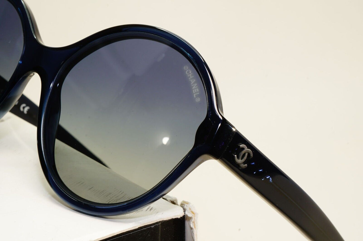 Chanel Sunglasses Dark Blue Gradient Round 5387 c.1390/1G 58mm