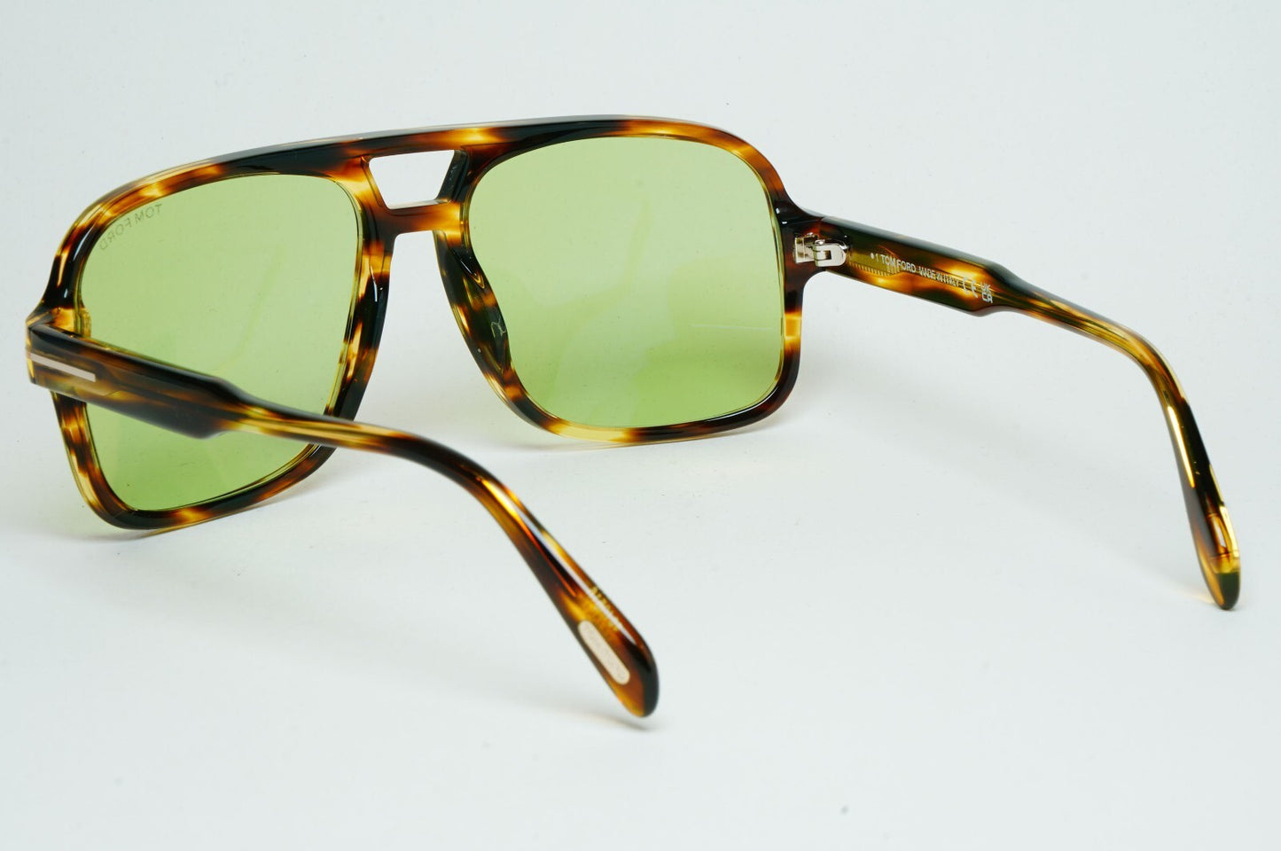 Tom Ford Sunglasses Falconer-02 Navigator Square Brown Green FT0884 TF 884 52N