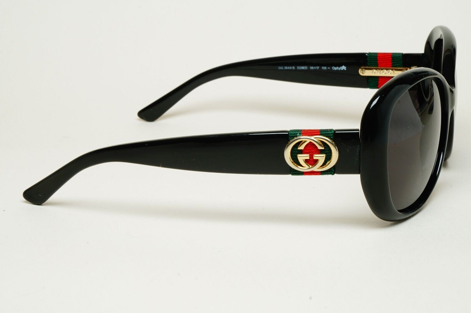 Gucci Sunglasses 2013 Vintage Ribbon Red Green Black GG 3644/S D28ED 210125