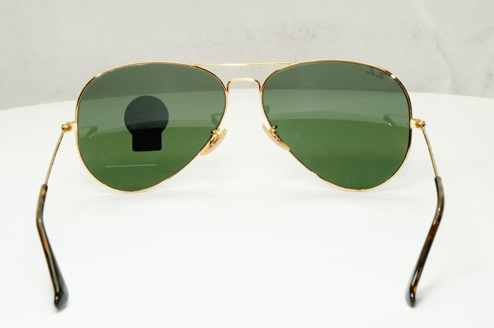 Ray-Ban Sunglasses Aviator Gold Arista Green G15 Large Metal RB 3025 181 62mm