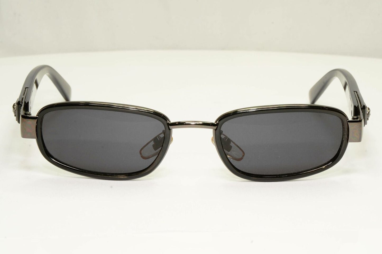 Gianni Versace 1996 Vintage Brown Gunmetal Medusa Sunglasses MOD X29 COL A34