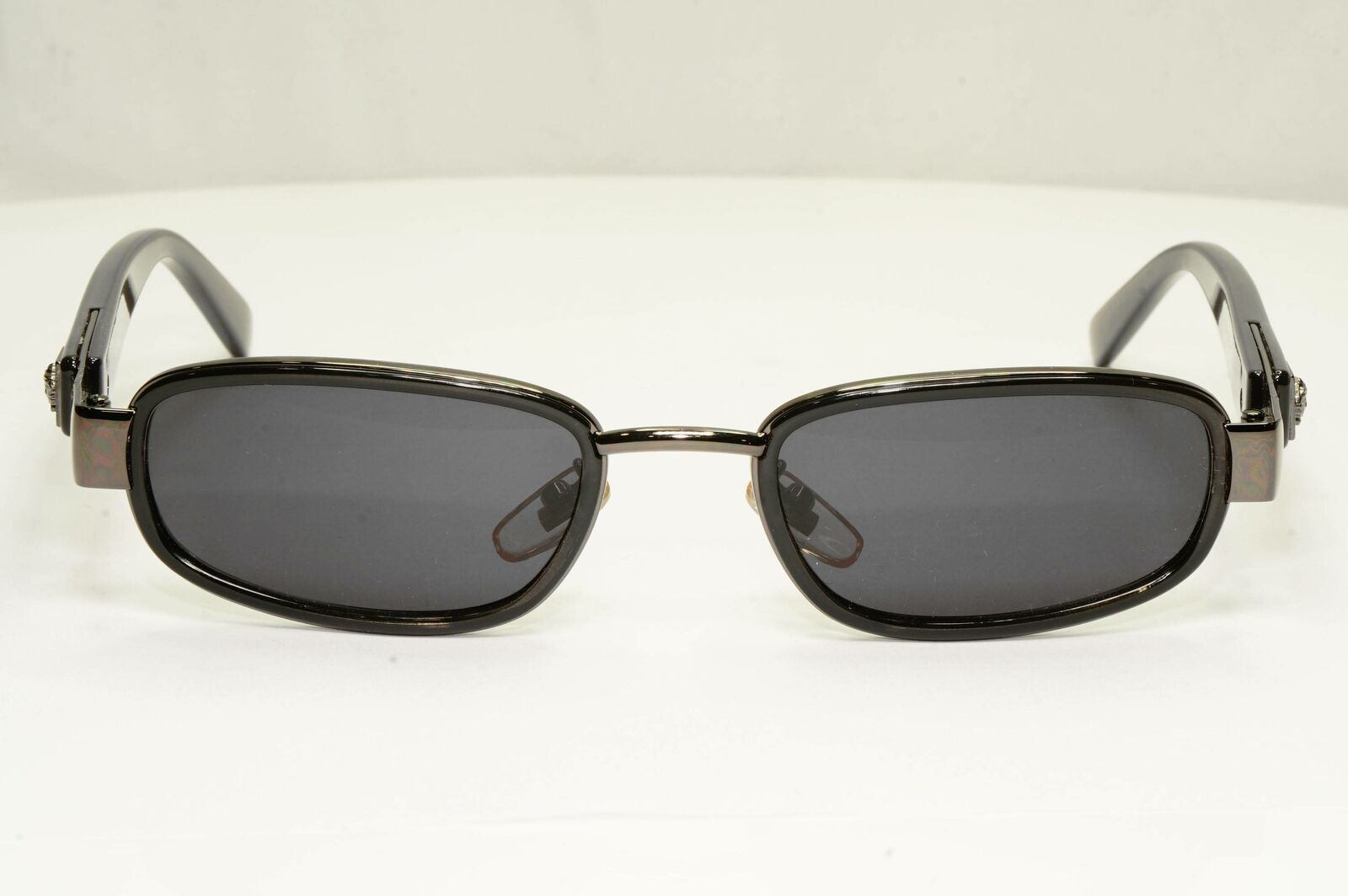 Gianni Versace 1996 Vintage Brown Gunmetal Medusa Sunglasses MOD X29 COL A34