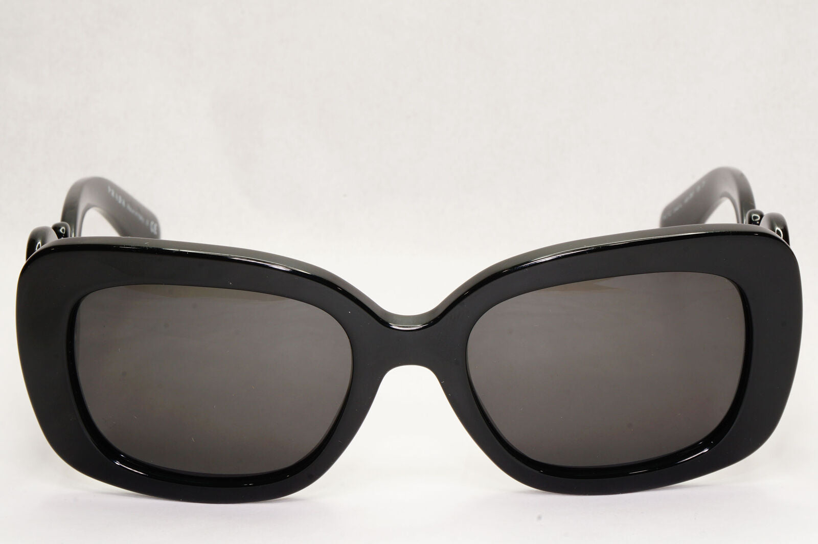 Prada Sunglasses Baroque Swirl Black Square PR27OS SPR 27O 1AB-3M1 151223