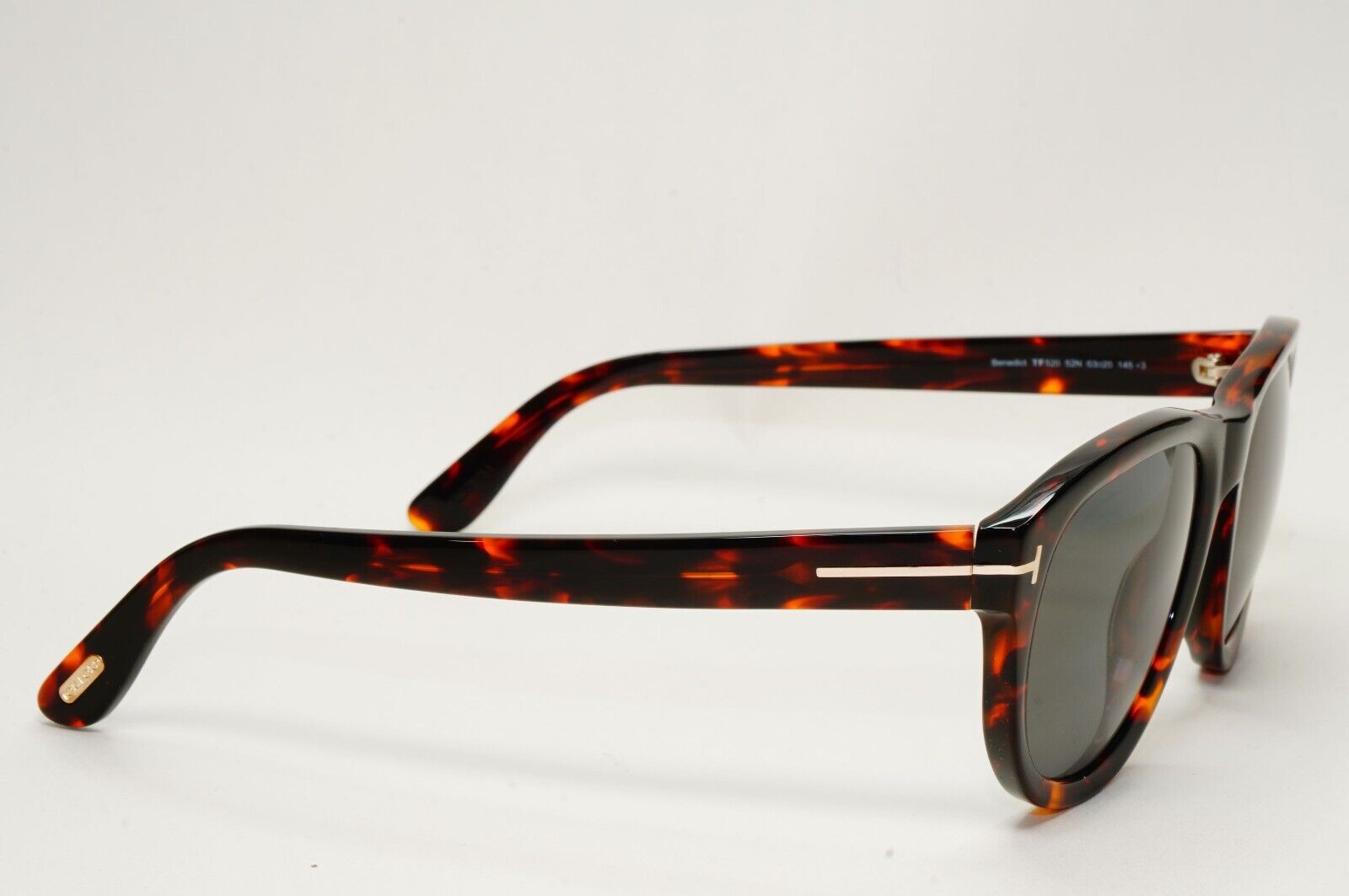 Tom Ford Sunglasses Benedict Brown Tortoiseshell Havana Green FT0520 TF 520 52N