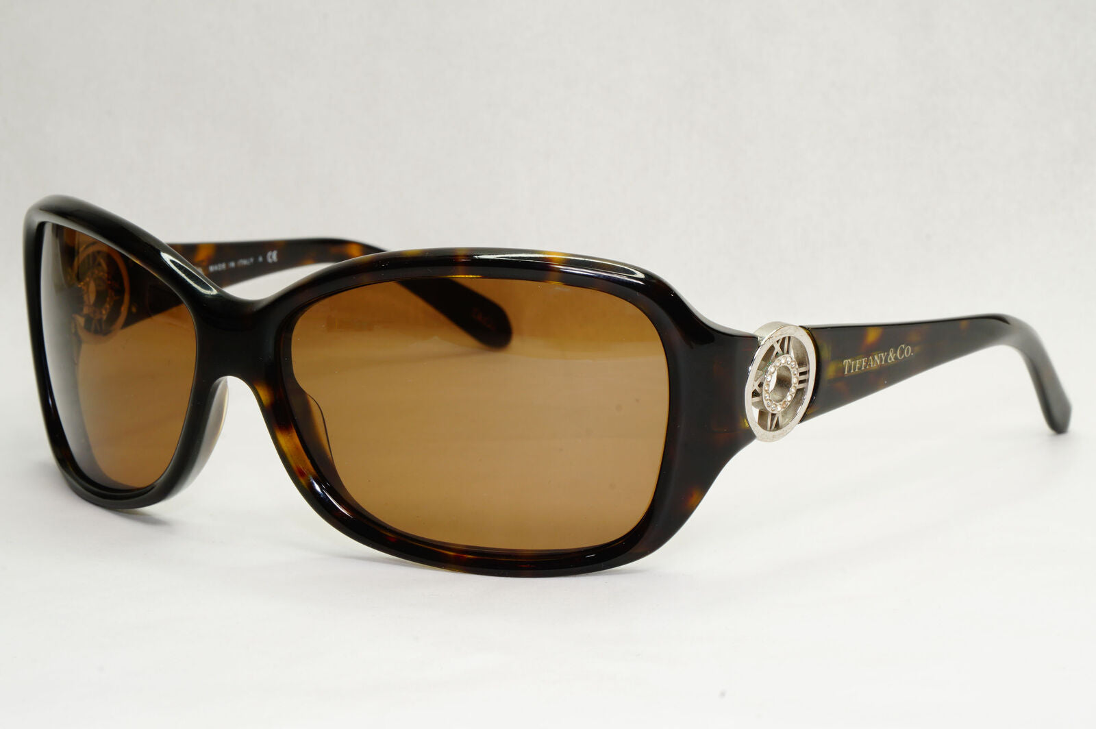 Tiffany & Co 2010 Vintage Brown Tortoise Sunglasses TF 4003-B 8015/3G 070224