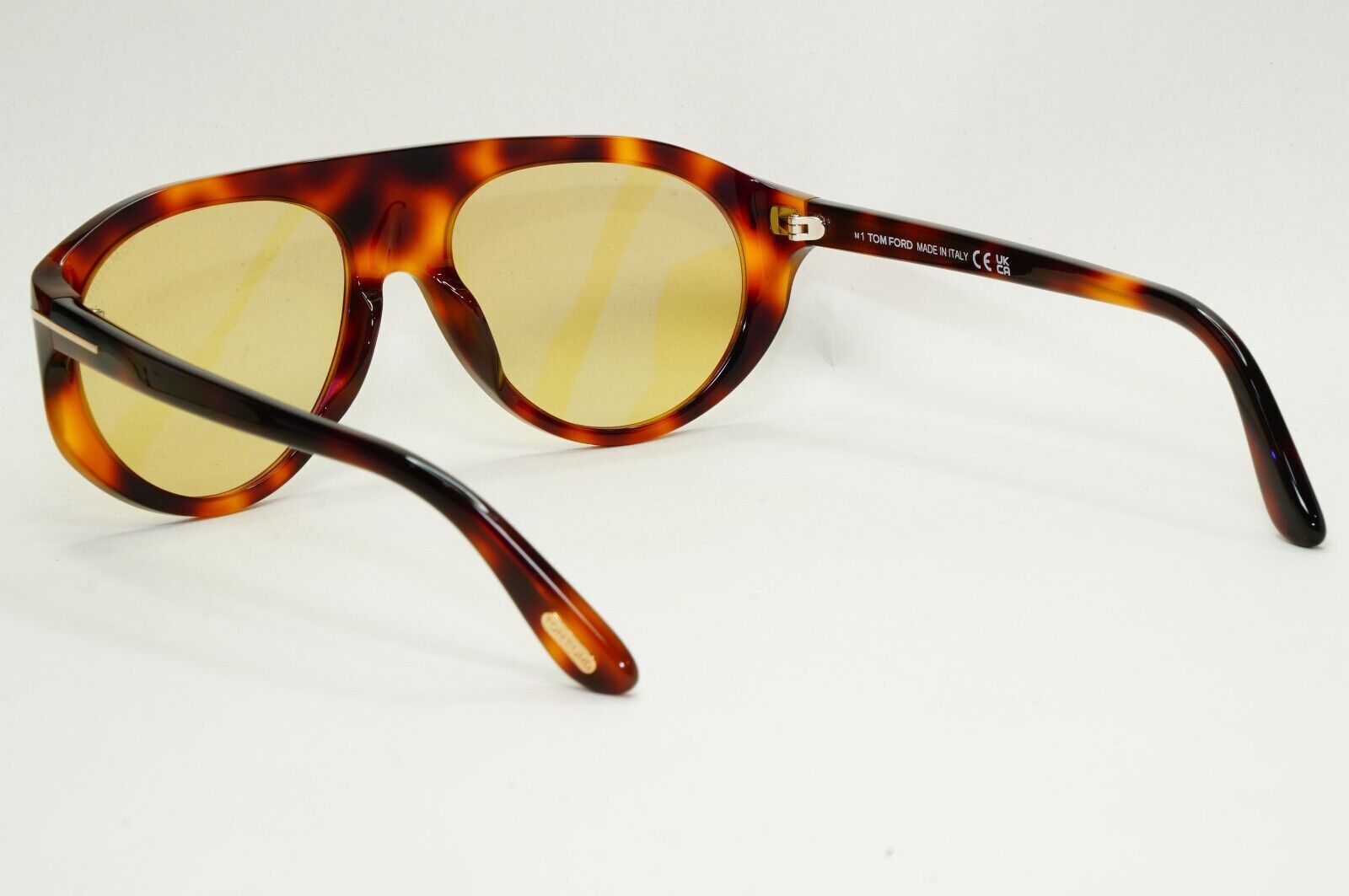 Tom Ford Sunglasses Rex-02 Photochromic Brown Yellow FT1001 TF 1001 53E 57mm
