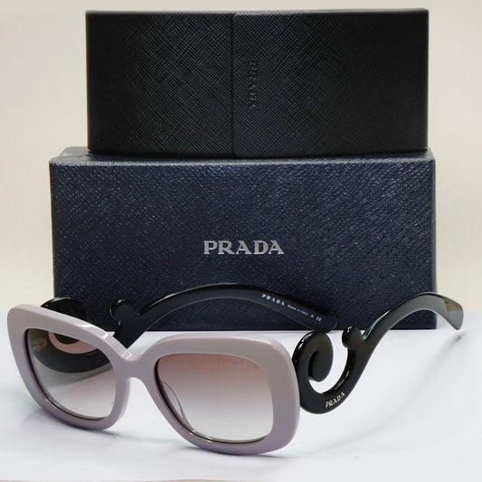Prada Sunglasses Swirl Baroque Square Lilac Black PR27OS SPR 27O QE0-0A7 250924