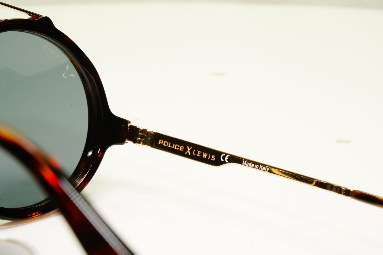 Police Lewis Hamilton F1 Sunglasses Brown Gold Green Tortoise SPL A27N COL 300Y
