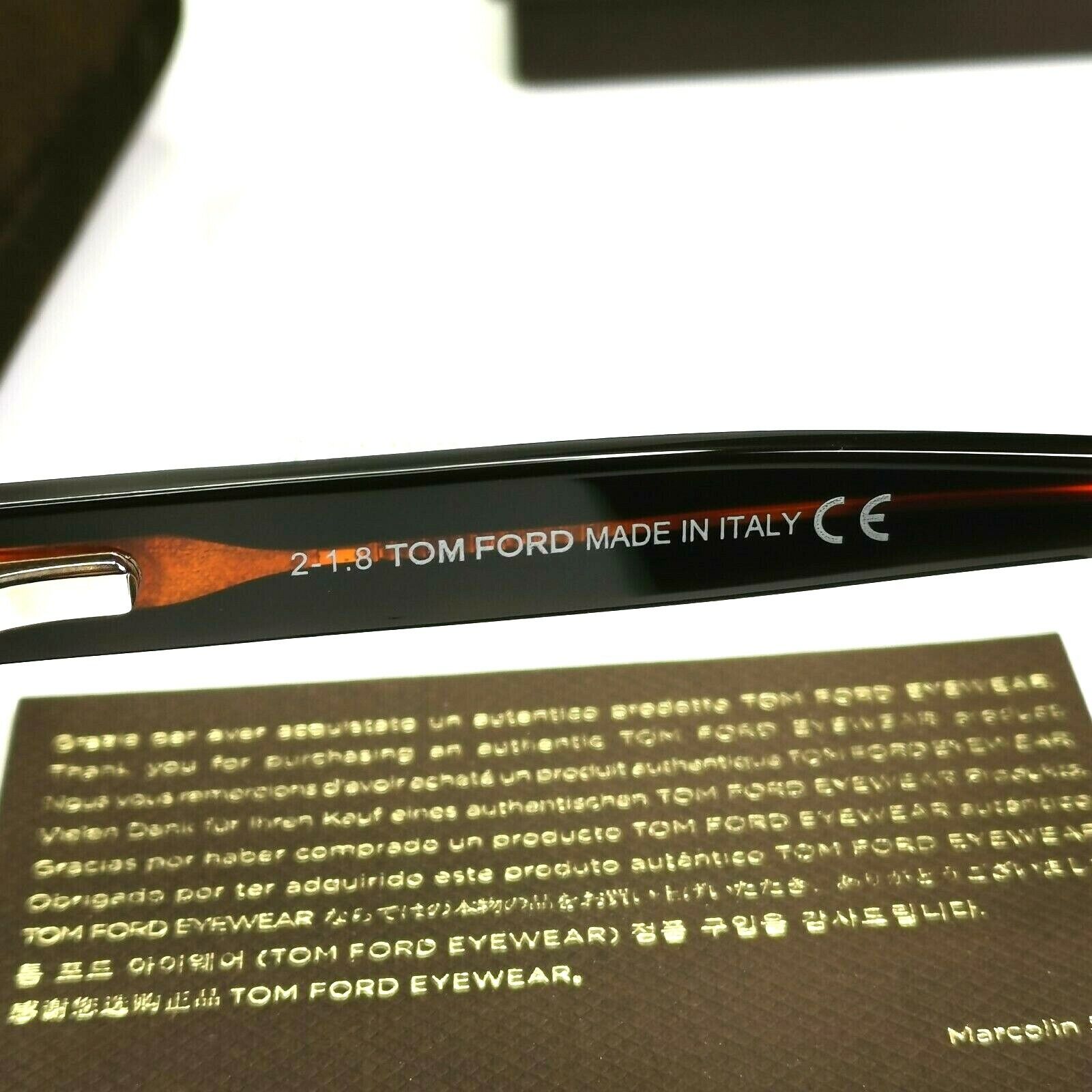 Authentic TOM FORD Sunglasses Black Spectre Snowdon TF 237 05B 52mm James Bond