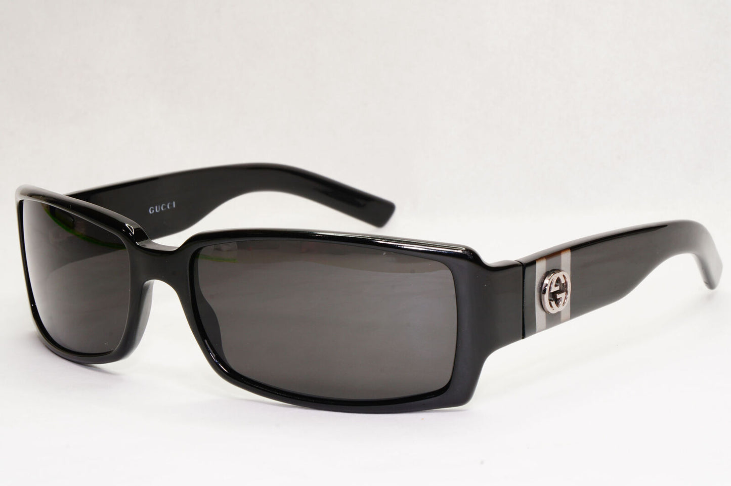 Gucci Sunglasses 2006 Vintage Black Rectangle Square Retro GG 2564/S Z8P 131223