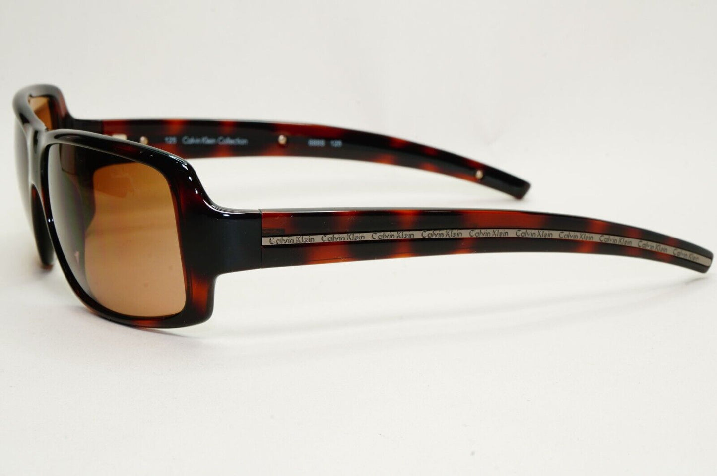 Calvin Klein Sunglasses 2005 Vintage Brown Tortoise Rectangle 688S 125 121124
