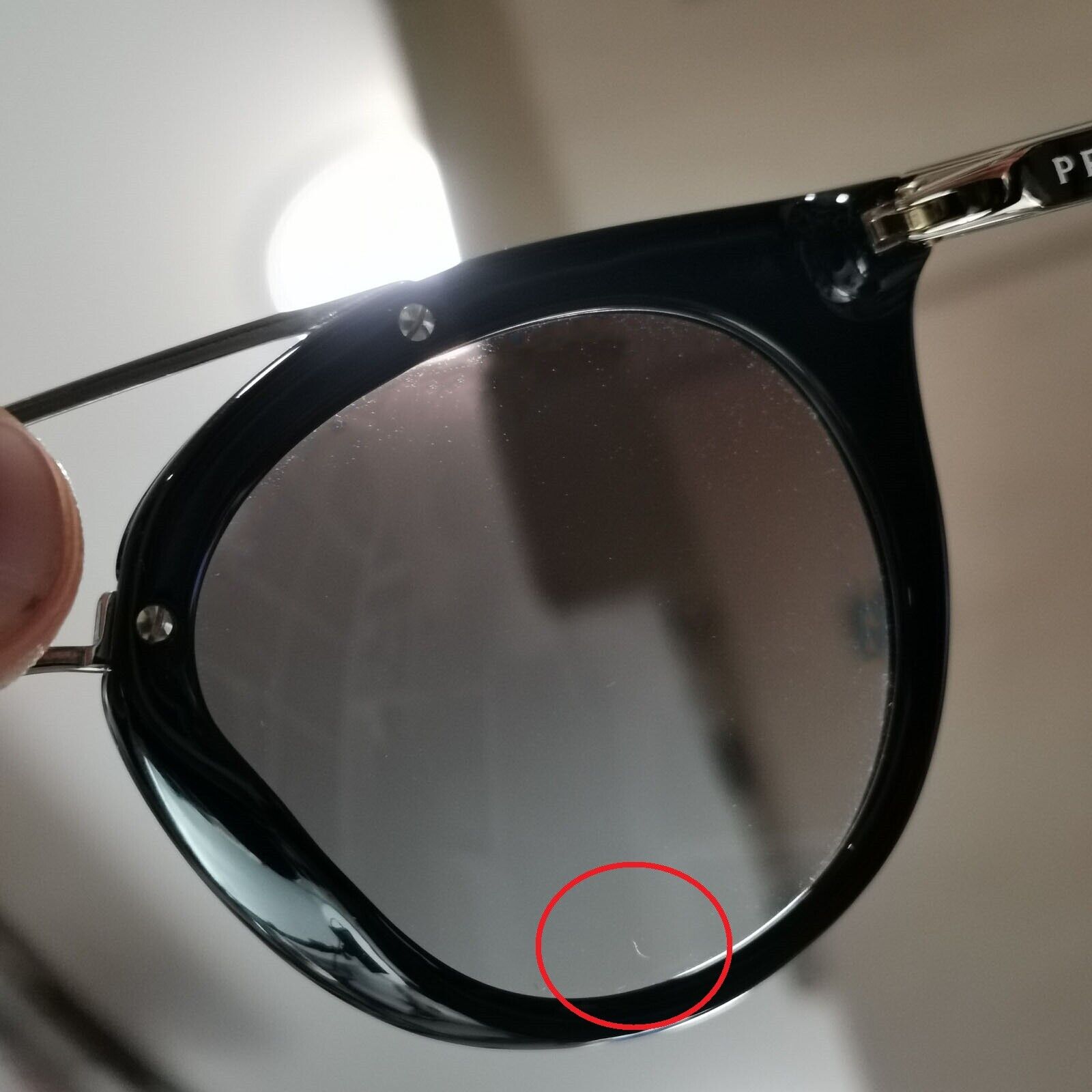 Prada Sunglasses Cinema Black Gold Grey Gradient PR23SS  SPR 23S 1AB-0A7 52mm