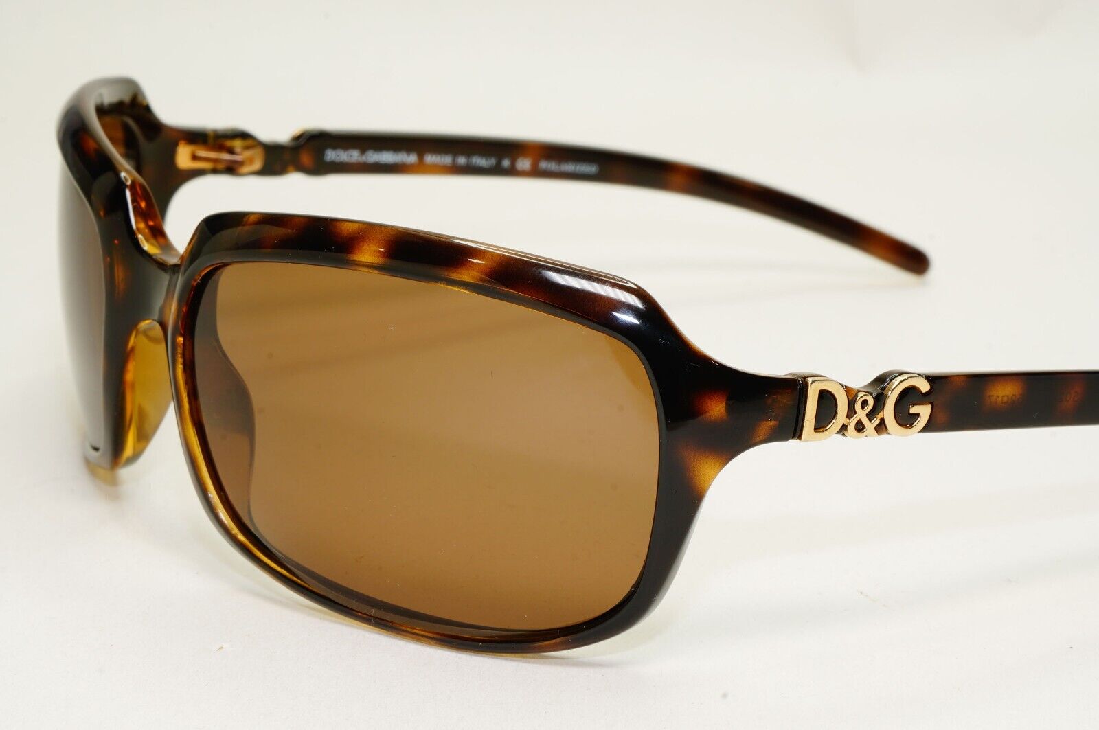 Dolce & Gabbana Sunglasses 2008 Vintage Brown Wrap D&G DD 2192 502/83 031124