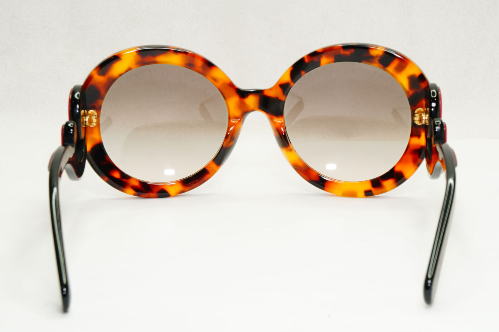 Prada Sunglasses Baroque Swirl Brown Red Gradient PR08TS SPR 08T VAH-4K0 141223