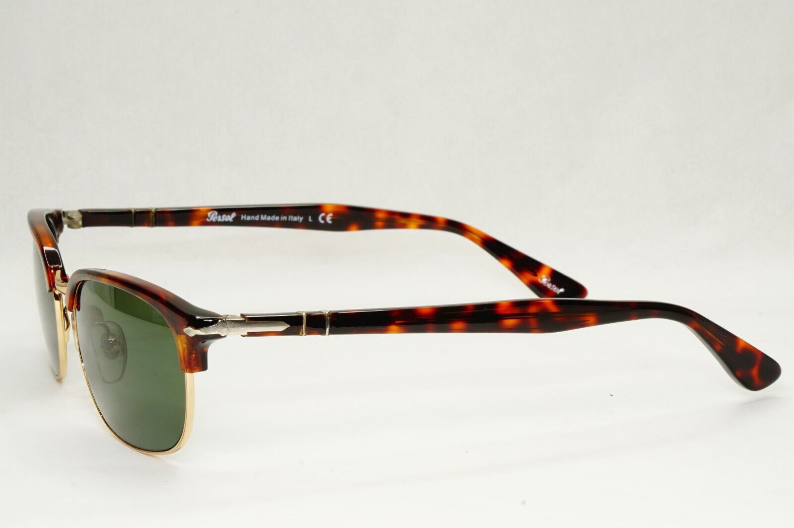 Persol Sunglasses 2015 Brown Tortoise Green Rectangle Vintage 8139-S 24/31 52mm