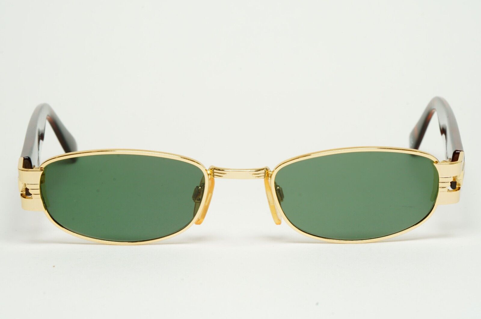 Versus Sunglasses 1996 by Gianni Versace Vintage Gold Green MOD F31 COL 030